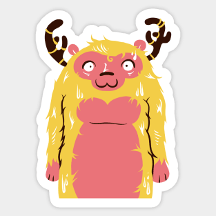 Smiling Monster Sticker